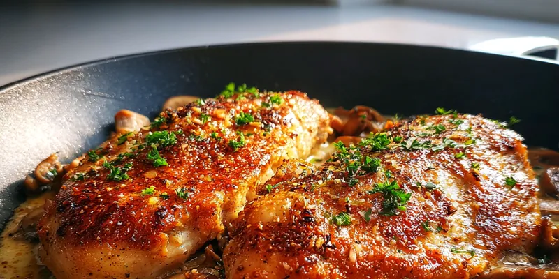 Mushroom Stuffed Chicken