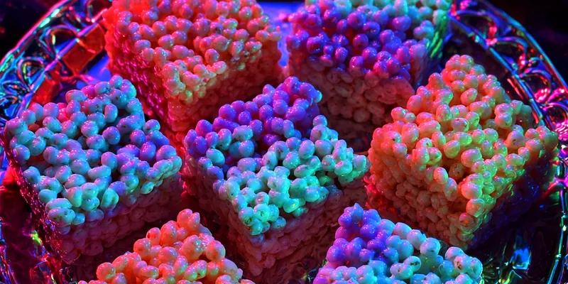 Neon Glow Treat Squares