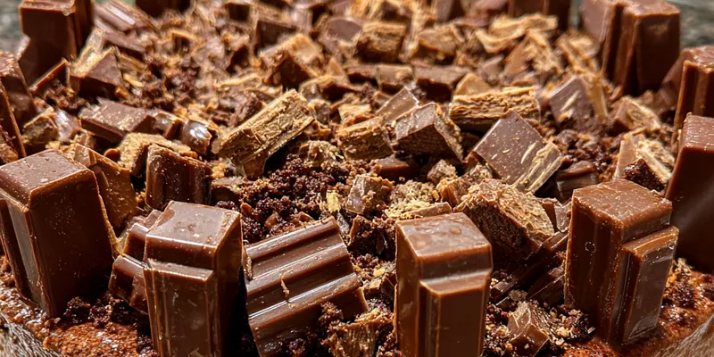 No-Bake Chocolate KitKat Cake