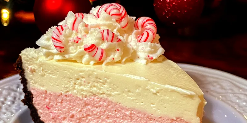 Decadent Peppermint Cheesecake