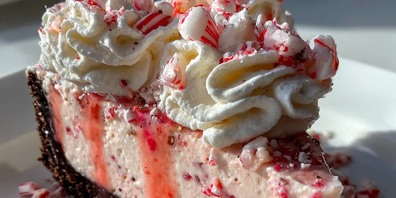 No-Bake Peppermint Cheesecake