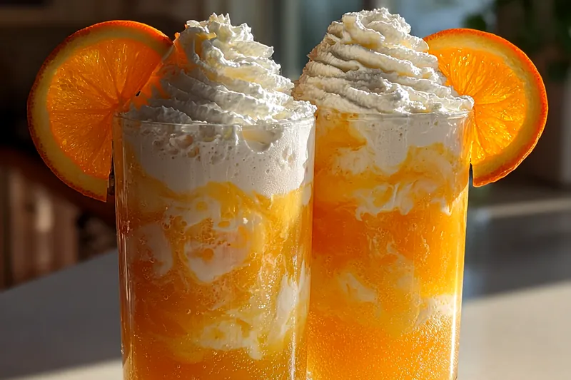 Cooking process for Orange Cream Soda Delight