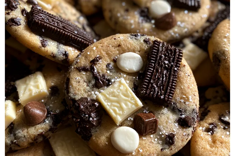 Fresh ingredients for Oreo Chocolate Chip Cookies