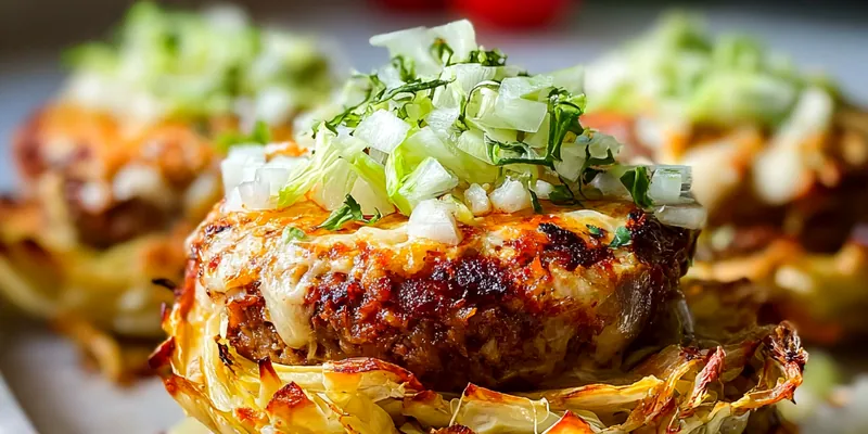 Oven-Baked Cabbage Burgers