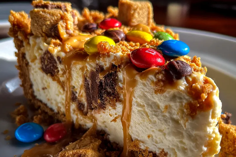 Fresh ingredients for Peanut Butter Cookie Cheesecake