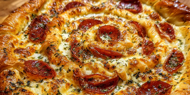 Pepperoni Cheese Spiral Bread