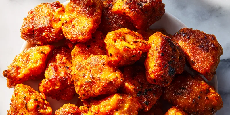 Crispy Peri Peri Fish Nuggets with Zesty Dipping Sauce