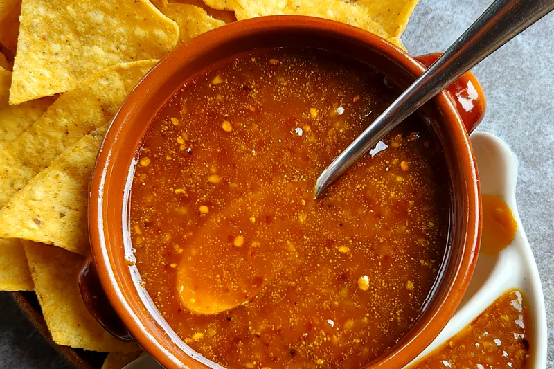 Cooking process for Pineapple Chipotle Salsa Delight