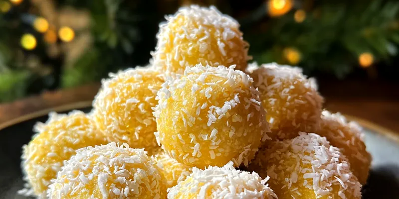 Festive Pineapple Coconut Treats