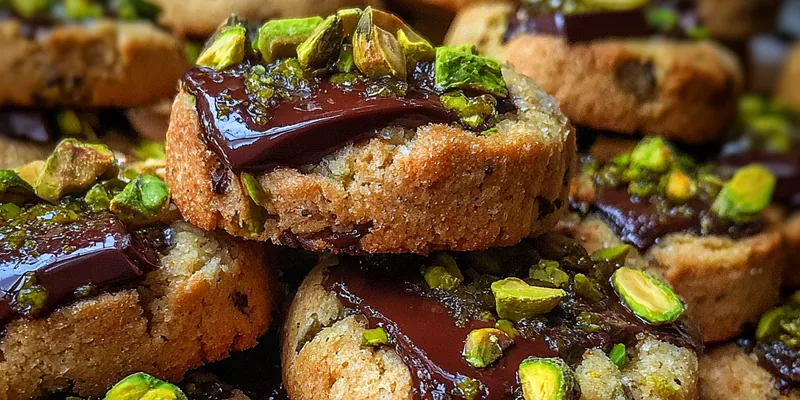 Pistachio Chocolate Chunk Cookies
