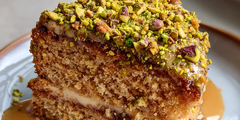 Pistachio Nut Delight Cake