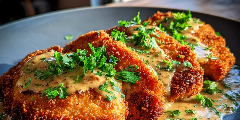 Crispy Pork Schnitzel Delight