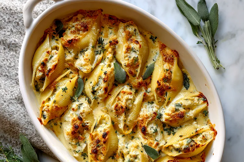 Cooking Pumpkin & Gouda Stuffed Shells