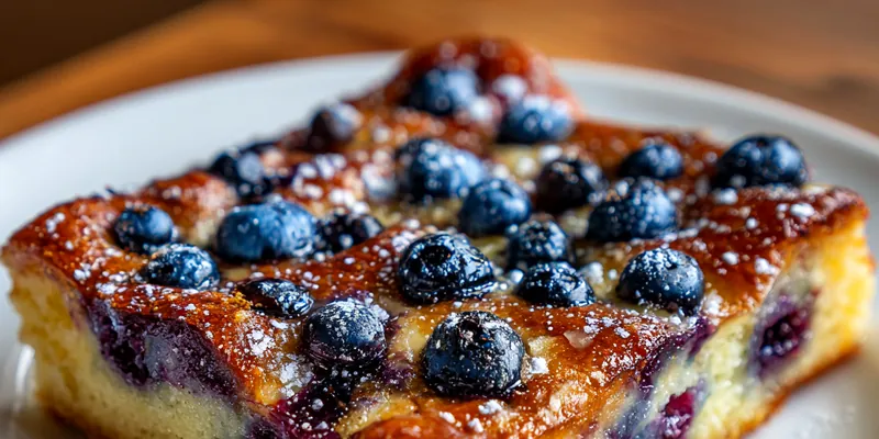 Quick Blueberry Breakfast Casserole