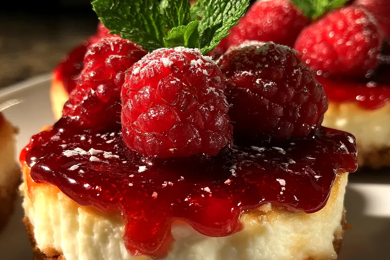 Fresh ingredients for Raspberry Cheesecake Delight