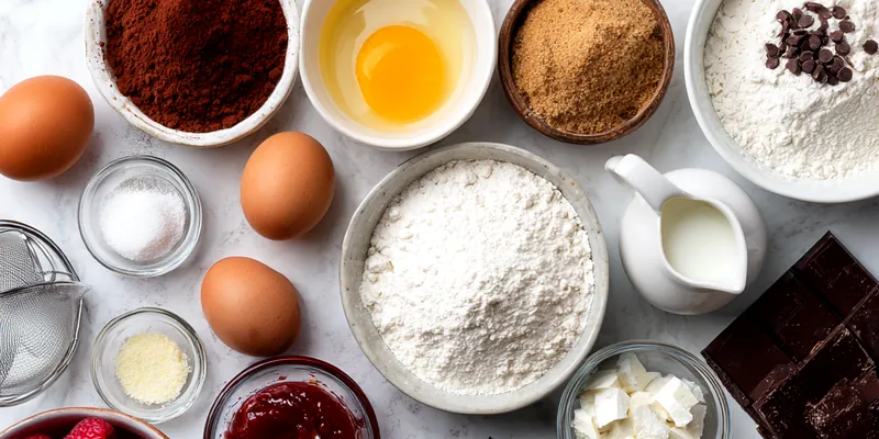 Raspberry Chocolate Lava Cupcakes with Molten Center