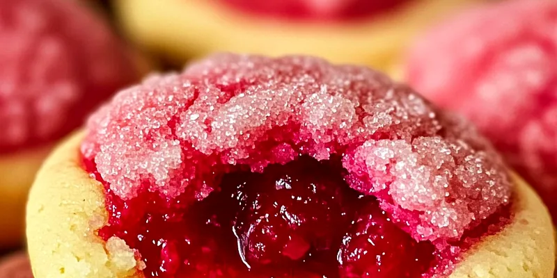 Raspberry Sugar Cookies