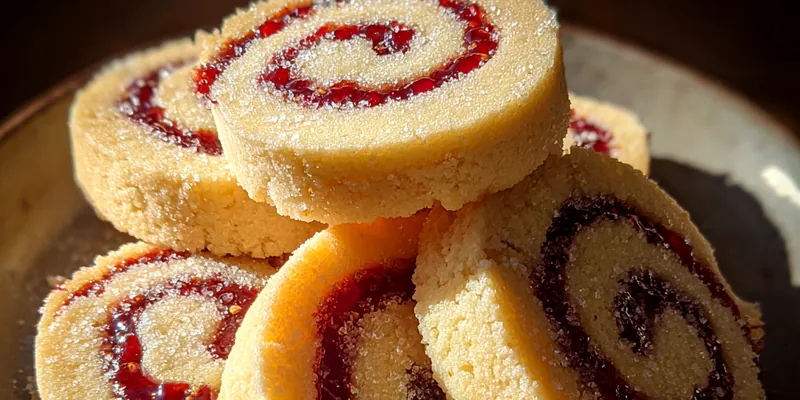 Delightful Raspberry Swirl Cookies