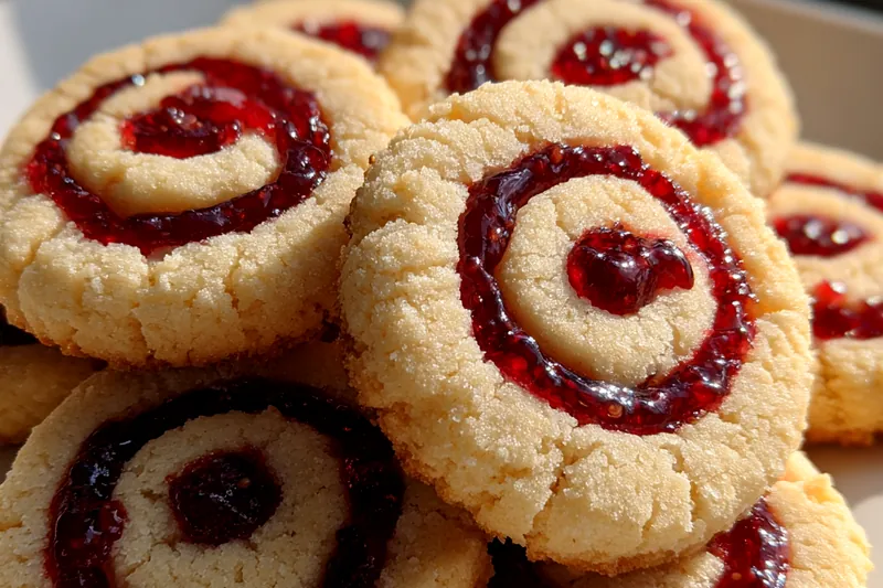 Fresh ingredients for Raspberry Swirl Shortbread Cookies