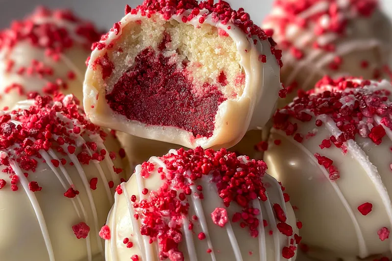 Fresh ingredients for Red Velvet Cake Balls