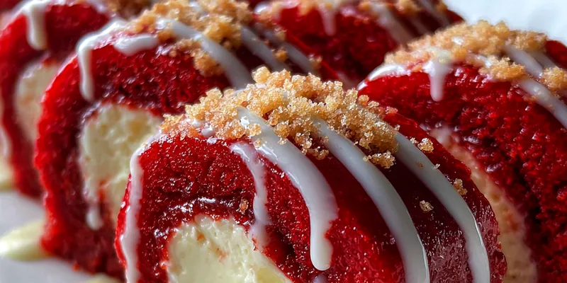 Red Velvet Cheesecake Rolls