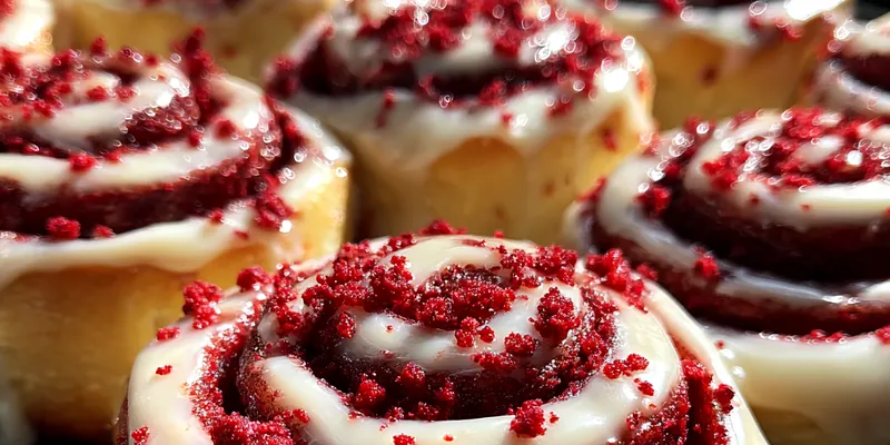 Red Velvet Cinnamon Rolls