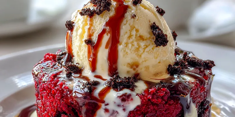 Red Velvet Lava Cake Treat