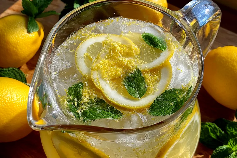 Cooking process for Refreshing Creamy Lemonade