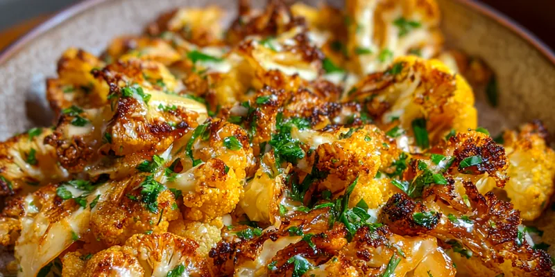 Roasted Cauliflower with Herbs