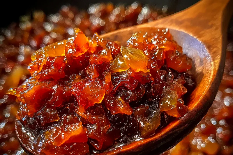Fresh ingredients for Savory Bacon Onion Jam
