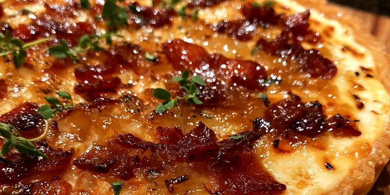 Savory Bacon Onion Tart