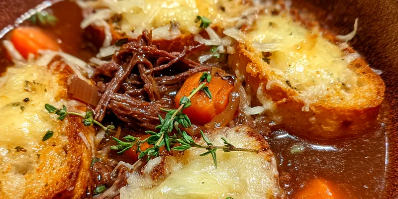 Savory Beef Onion Soup