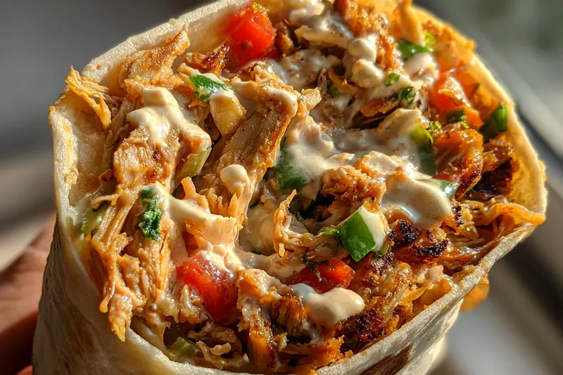 Cooked chicken pieces sizzling in a skillet, showcasing the golden-brown color.