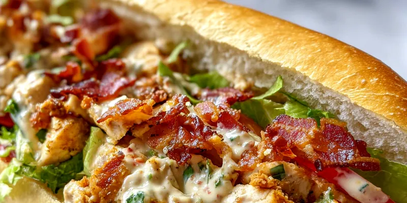 Savory Chopped Chicken Bacon Ranch Sub for Any Occasion