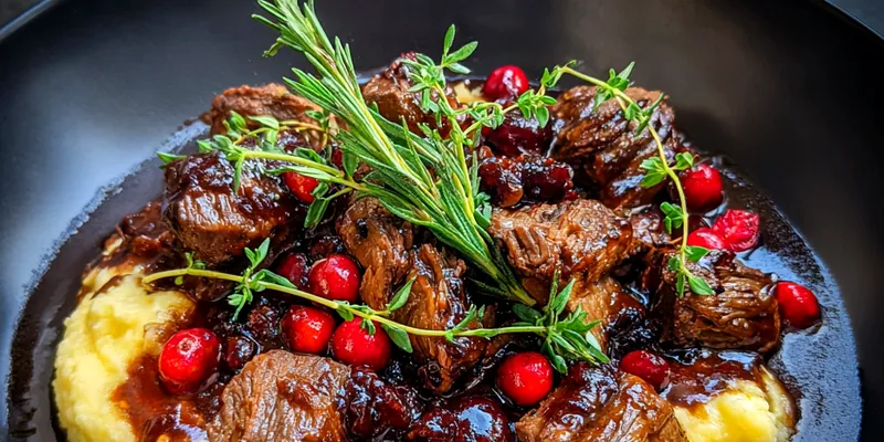 Savory Cranberry Roast Beef