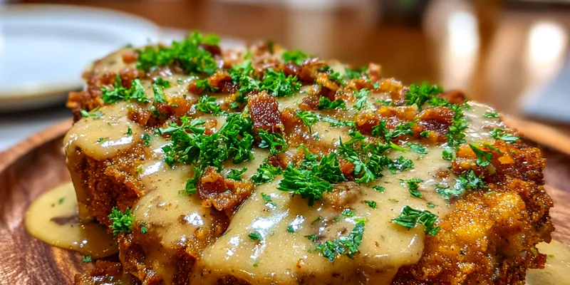 Savory Fried Pork Chops with Gravy