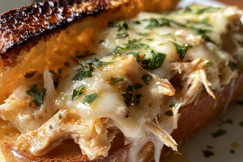 Fresh ingredients for Savory Garlic Chicken Sandwich