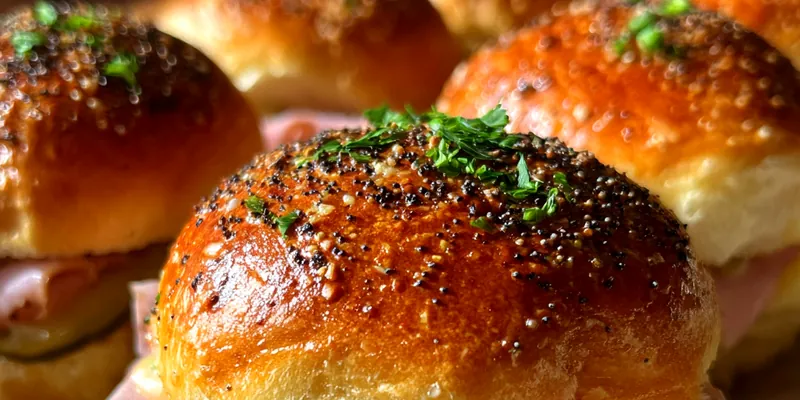 Savory Ham and Cheese Sliders