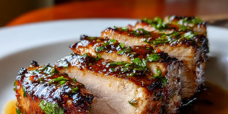 Savory Maple Glazed Pork