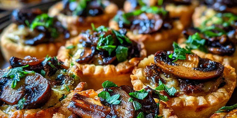Savory Mushroom Cheese Pies