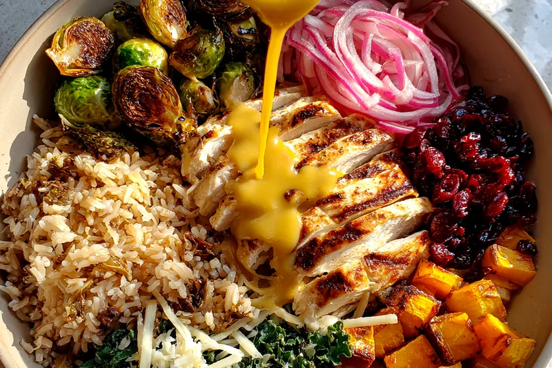 Cooking process for Savory Roasted Vegetable Bowl