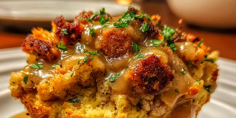 Savory Stuffing Muffins