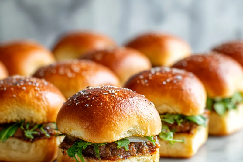 Cooking sliders on the grill for perfect flavor