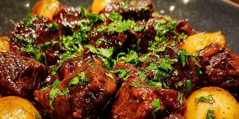 Slow-Cooked Garlic Butter Beef