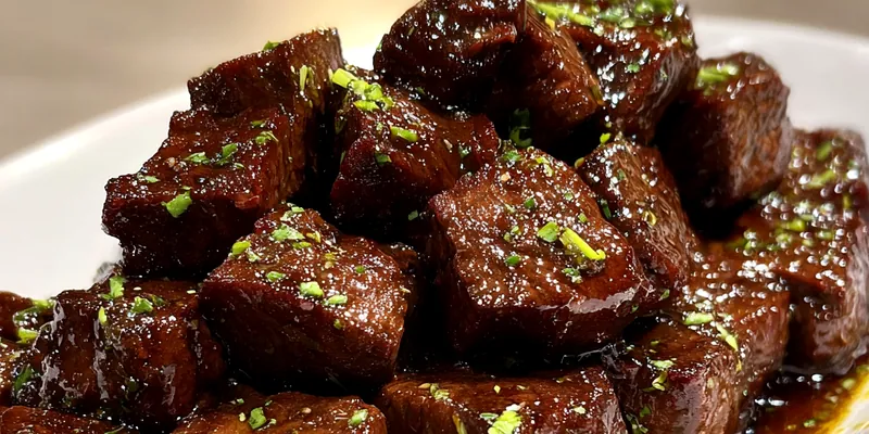 Slow Cooked Steak Bites