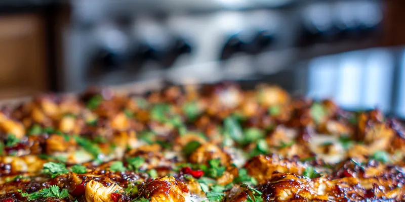Smoky BBQ Chicken Pizza with Caramelized Onions