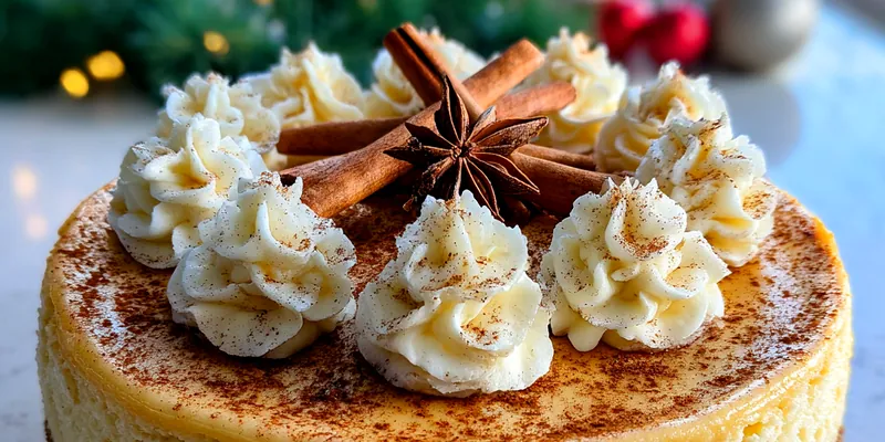 Festive Snickerdoodle Cheesecake Delight