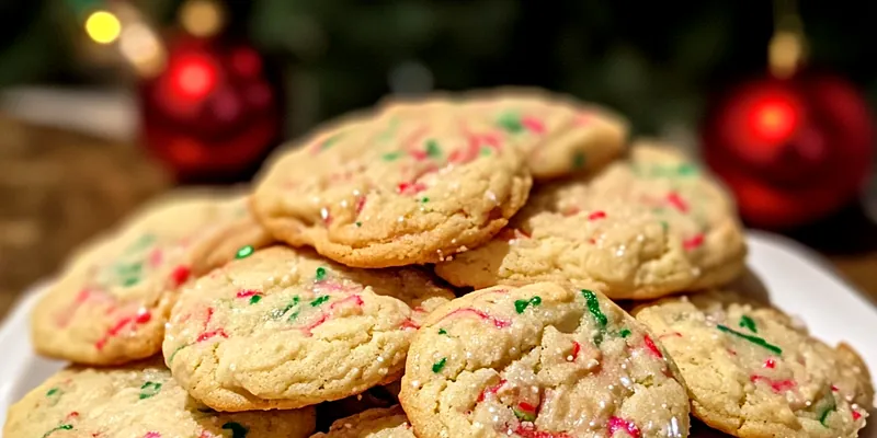 Festive Soft Pudding Cookies