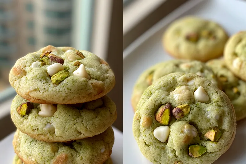 Cooking process for Soft Pistachio Cookies