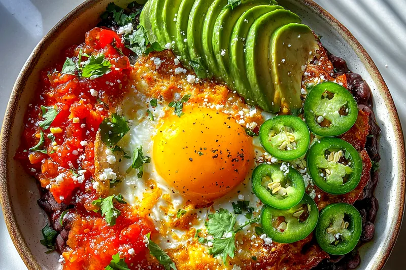 Cooking process for Spicy Avocado Breakfast Delight